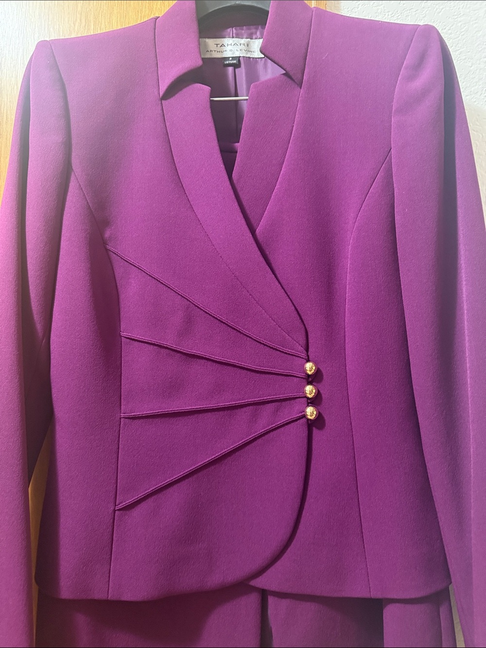 WOW POSHMARK - Authentic Tahari Arthur S. Levine NWT 2 Piece Skirt Suit Fushia